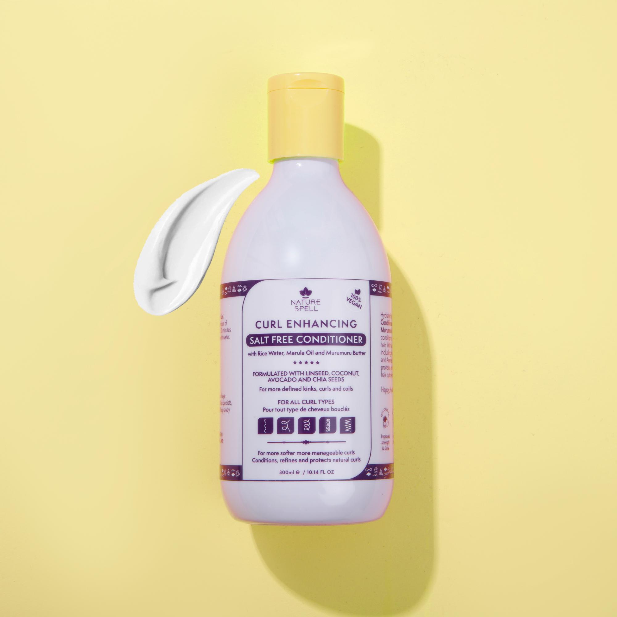 Nature Spell's Curl Enhancing Shampoo & Conditioner Duo 10.14 Fl Oz x 2