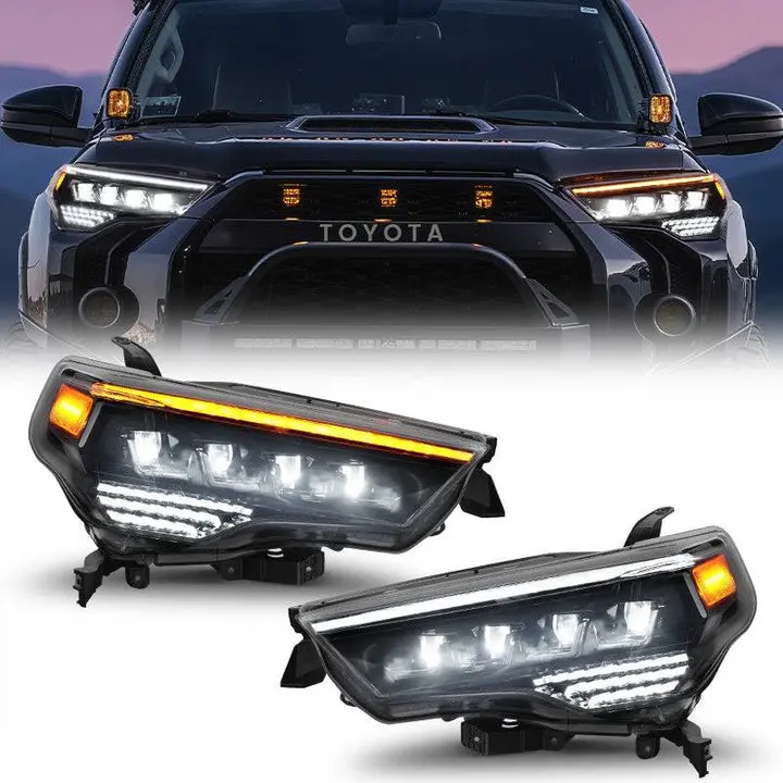Full Quad LED Projector Headlights for 2014-2024 Toyota 4runner