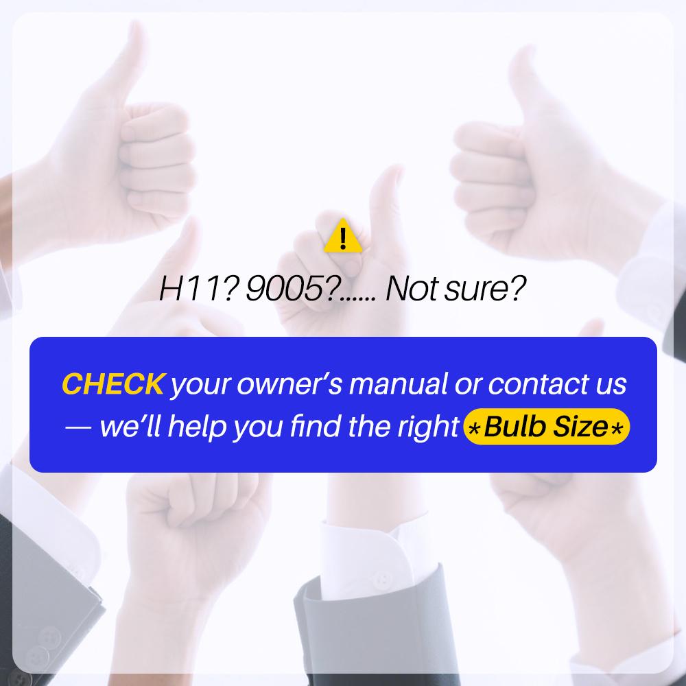 AUTOONE H4/9003/HB2 Headight Light Bulbs, 600% Brighter 32000LM, Canbus Ready 6500K White, Plug-and-Play, Pack of 2 - Headlight