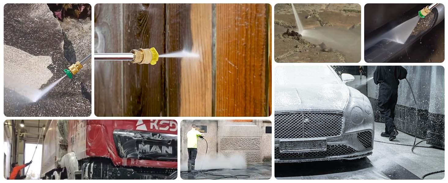 VEVOR Gas High Pressure Power Washer, 4400 PSI 4.0 GPM Portable Pressure Washer with Copper Pump, Spray Gun, Extension Wand, 5 Quick Connect Nozzles for Cleaning Cars, Homes, Driveways