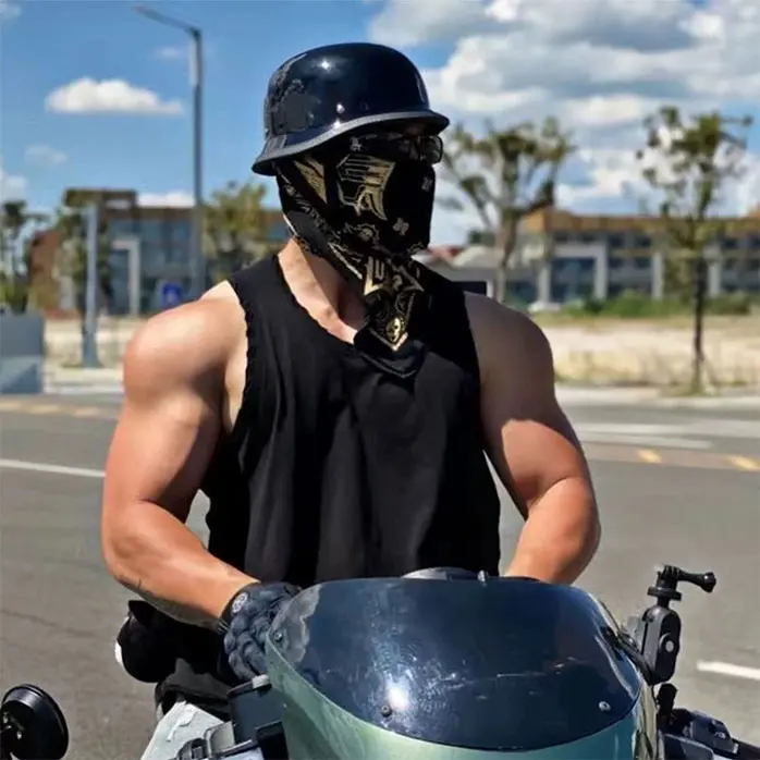 Open Face Motorcycle Helmet – Lightweight Half Helmet for Cruiser Scooter Riders