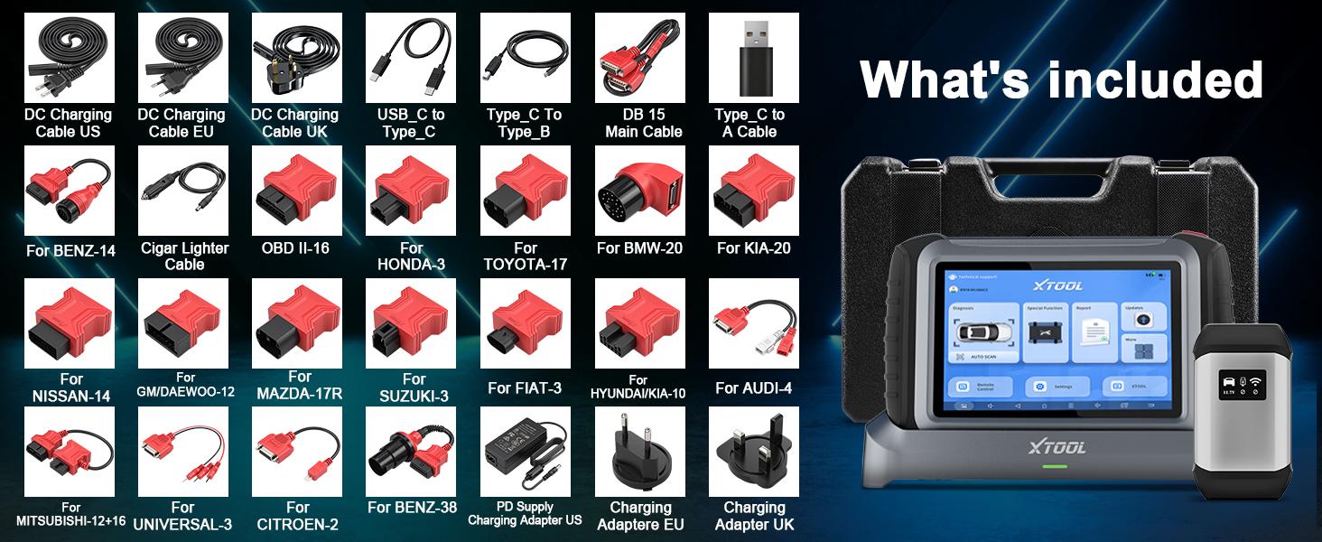 XTOOL IP919 PRO OBD2 Scanner Full System Diagnostics, Topology Mapping, ECU Coding, 42+ Resets, with DoIP/CAN FD/AutoAuth Support