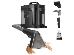 Rosewill Multi-Purpose Portable Carpet and Upholstery Cleaner,Powerful Suction 17 kpa Spot Cleaner,Car and Auto Detailer, Stain/Spot Remover; Versatile Use: Carpet, Sofa, Pet Hair Use - Black color