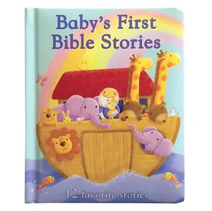 Baby's First Bible Stories Padded Board Book - Gift for Easter, Christmas, Communions, Newborns, Birthdays, Beginner Bible-Board Book