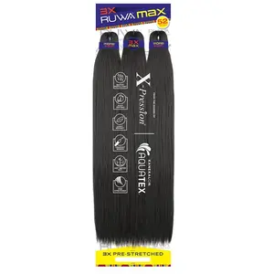 Sensationnel Ruwa Max X-Pression Pre-Stretched Crochet Braids - 3X 52"