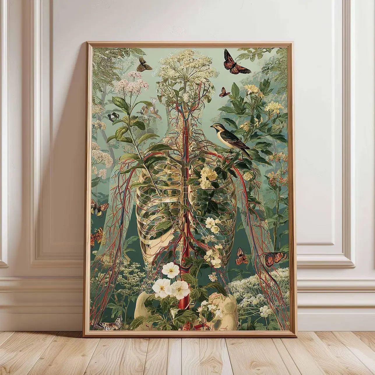 Human Anatomy Poster, Human Body Posters, Anatomy Wall Prints, Educational Medical Print, Doctor Office Decor, Vintage Style Anatomy Poster R