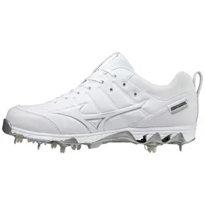 Mizuno Men's 9-Spike Ambition 2 Baseball Cleats White - 320630.0000