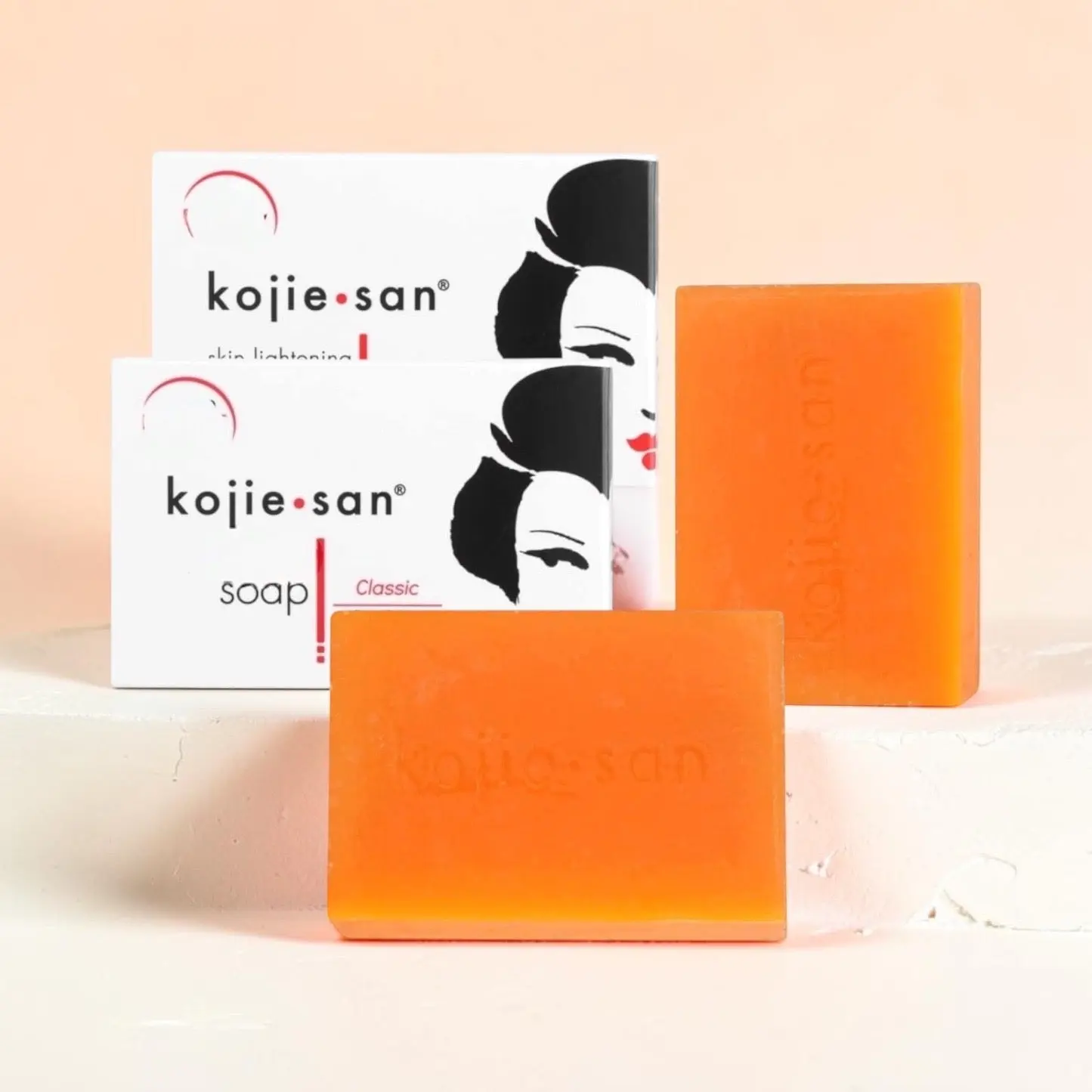 Kojie-San Classic Kojic Acid Soap 2-Pack (135g Each) – Radiant & Hydrating Face & Body Bar with Coconut & Tea Tree Oil