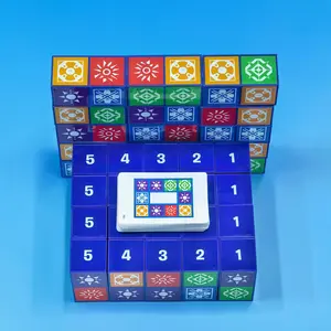 3D Pattern Matching Puzzle Game - 100 Challenges, 4 Difficulty Levels | Educational STEM Toy for Kids & Adults, Perfect for Family Game Night & Travel