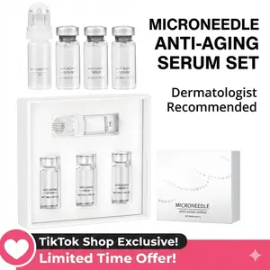 Micro In-fusion System for Face, Micro In-fusion System for Lips, Micro In-fusion System, Smooth Skin Facial Serum for All Skin Types (1* applicator+3*Serum)