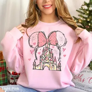 [Sale up to 35%] + [FREE SHIP] Castle Minnie Sweatshirt, Magic Kingdom Sweatshirt