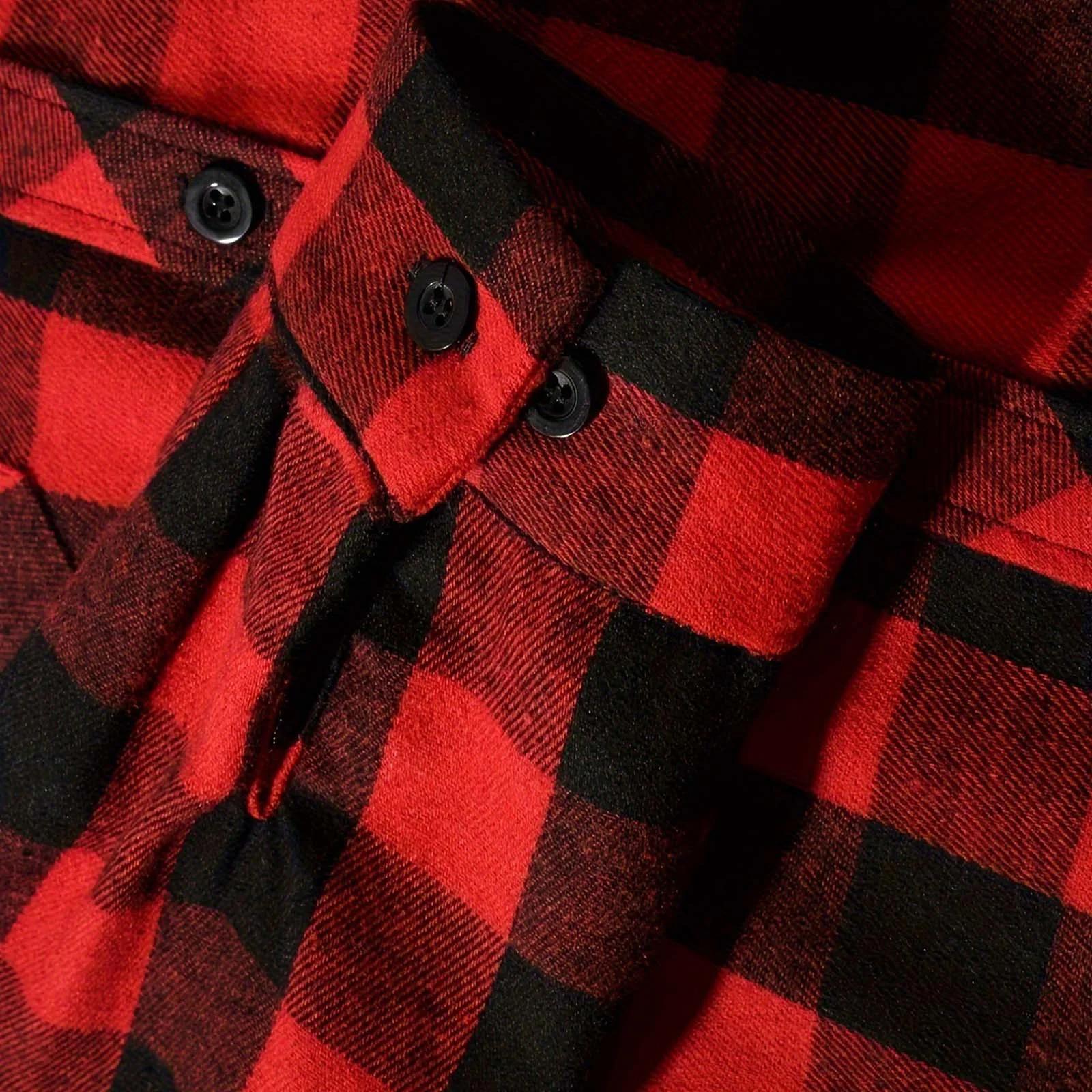 Men's Flannel Hoodie Shirt Long Sleeve Plaid Shirt Casual Classic Checkered Hooded Shacket Men's Flannel Hoodie Shirt Long Sleeve Plaid Shirt Casual Classic Checkered Hooded Shacket