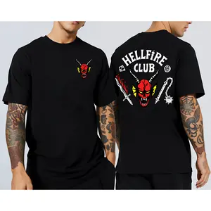 🔥   Hellfire Club Hawkins Tee, Double-Sided Print! Funny Valentine Gift for Wife & Fandom Crew. # TikTokShop. # TrendyTees # ViralTees #  FunnyValentine