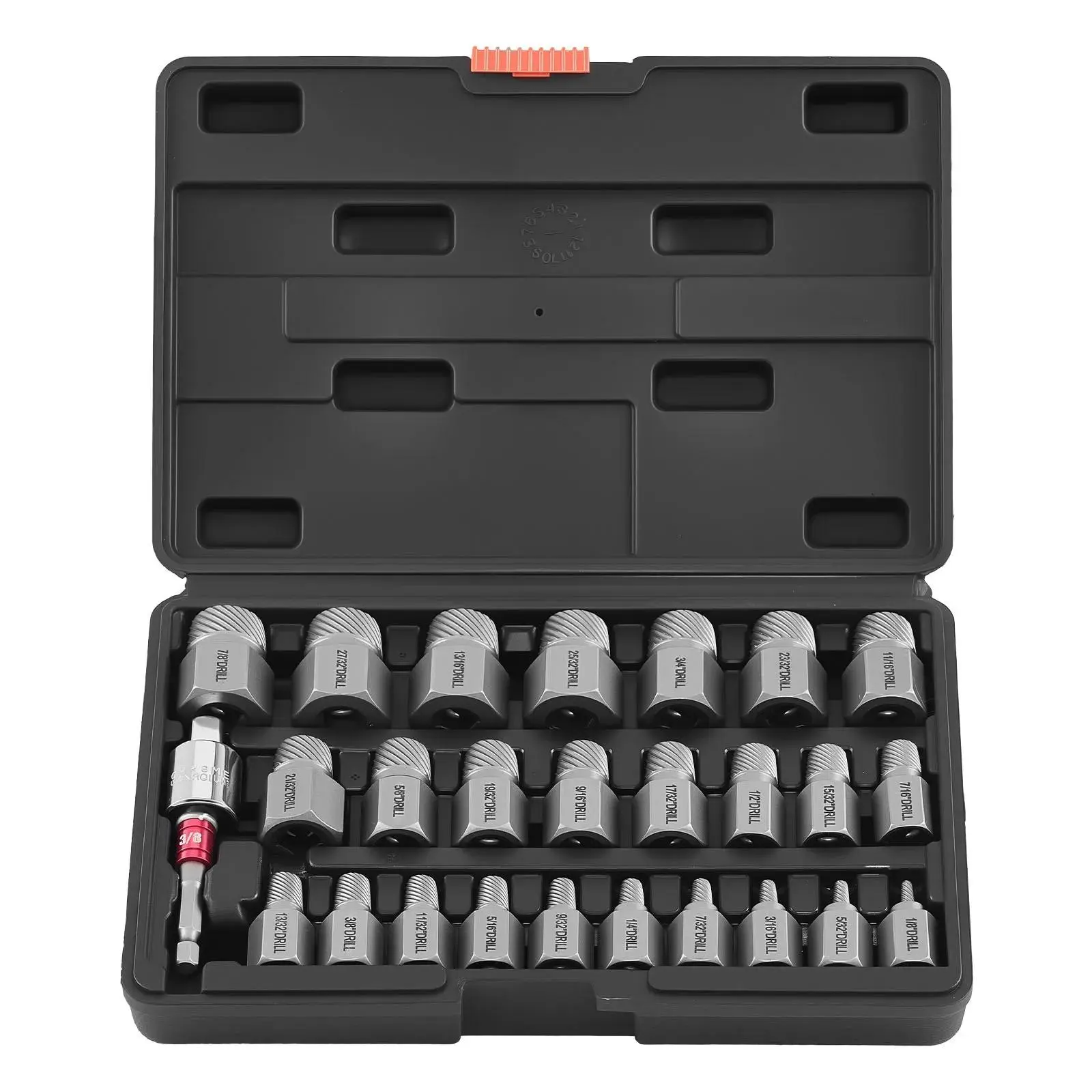 【summerfinds】VEVOR Screw Extractor Set, 27 Pieces Hex Head Multi-Spline Easy Out Bolt Extractor Tool, with Adapters, Solid Storage Case, Cr-Mo Steel Stripped Bolt Remover for Removing Rounded, Broken Bolts, Screws