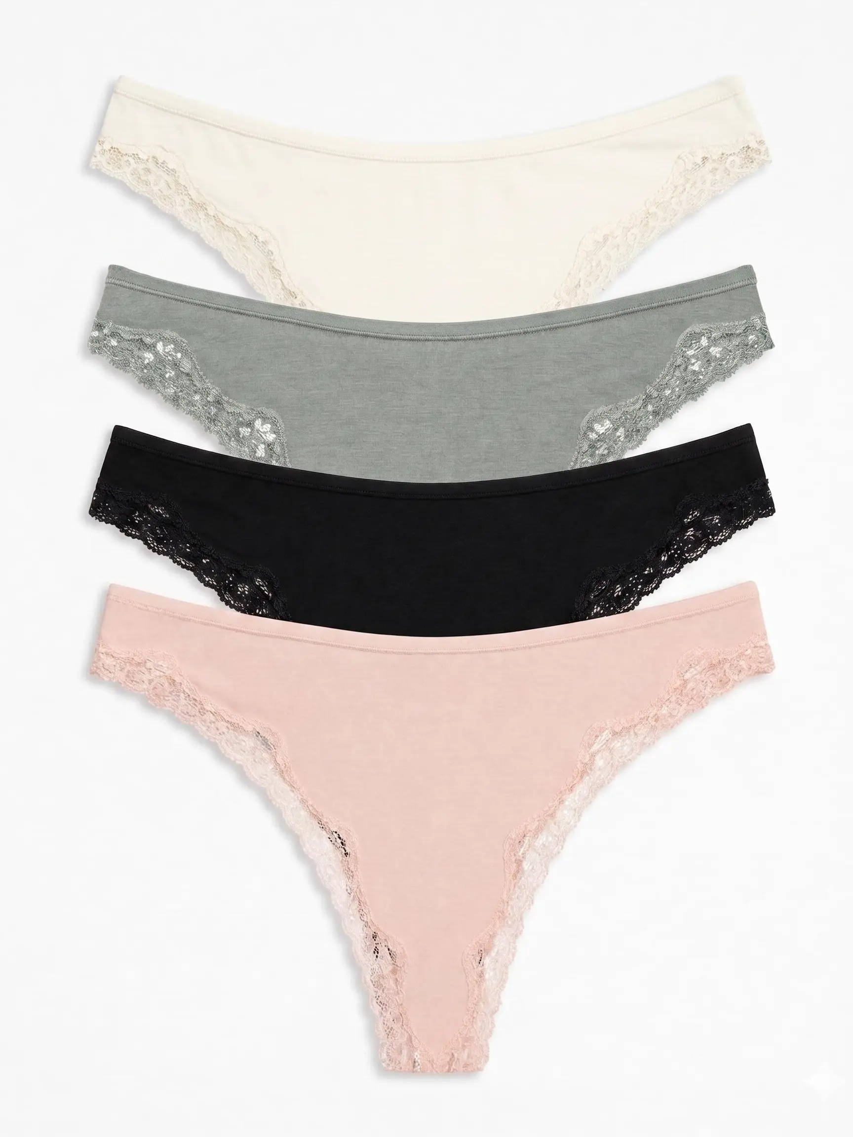 Cotton Bamboo Thong - Ultra-Soft Seamless No-Show Underwear for Everyday Comfort