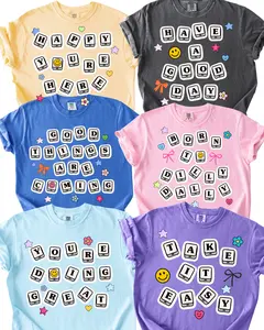 Retro Charm Feel Good Tees, Motivational Graphic Tees, You're Doing Great, Comfort Colors, Good Things are Coming, Take it Easy, Have a Good Day, Oversized Graphic Tees