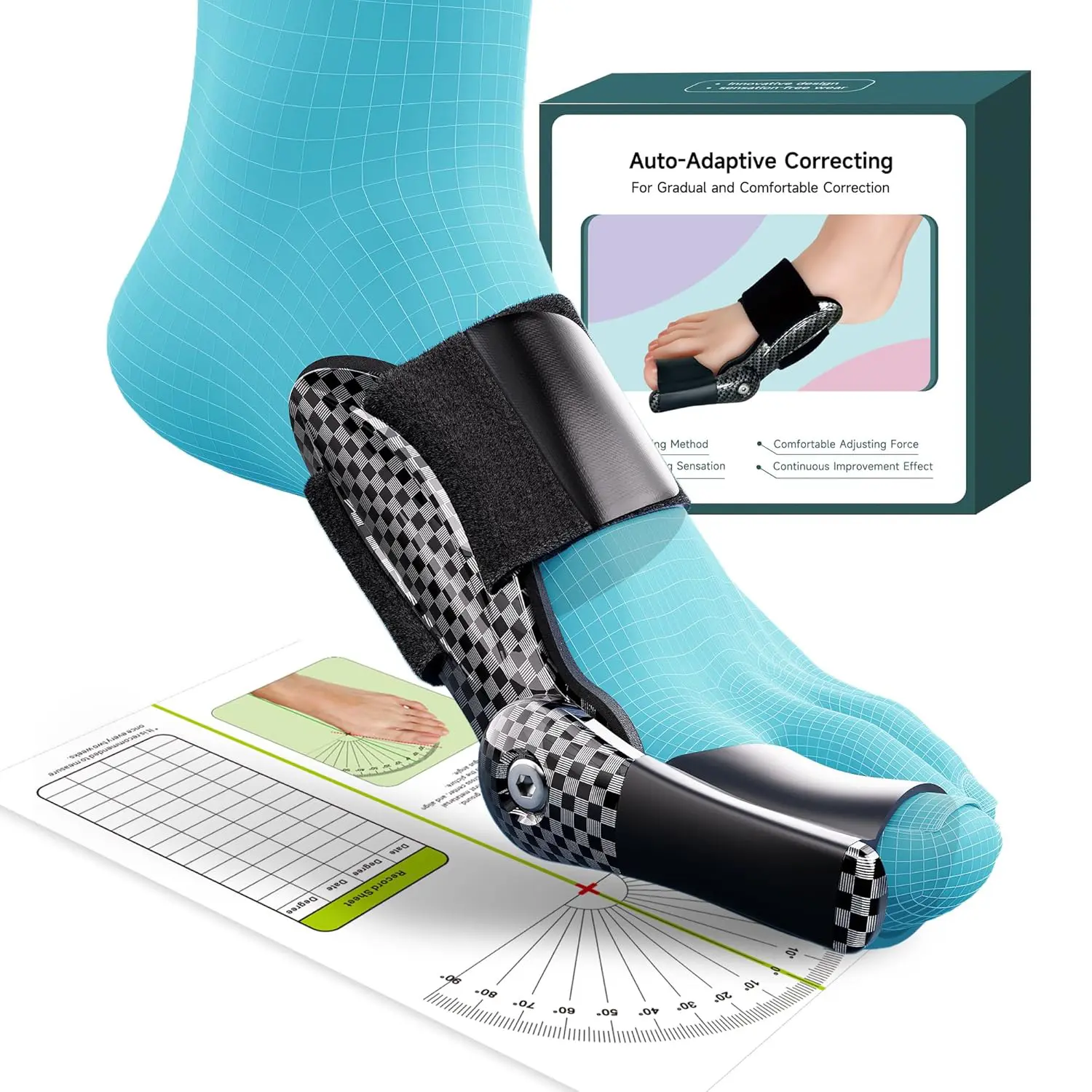Bunion Corrector for Women Men Big Toe: Auto-Adaptive Bunion Relief for Big Toe Straightener - Orthopedic Bunion Splint for Pain Relief - Hallux Valgus Correction for Day/Night Support,back to school,back to school haul
