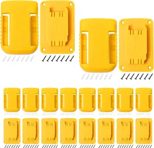 Tool Holders for Dewalt 20V/12V Drill Tool Mount Fit for Milwaukee M18 Tools Yellow Red