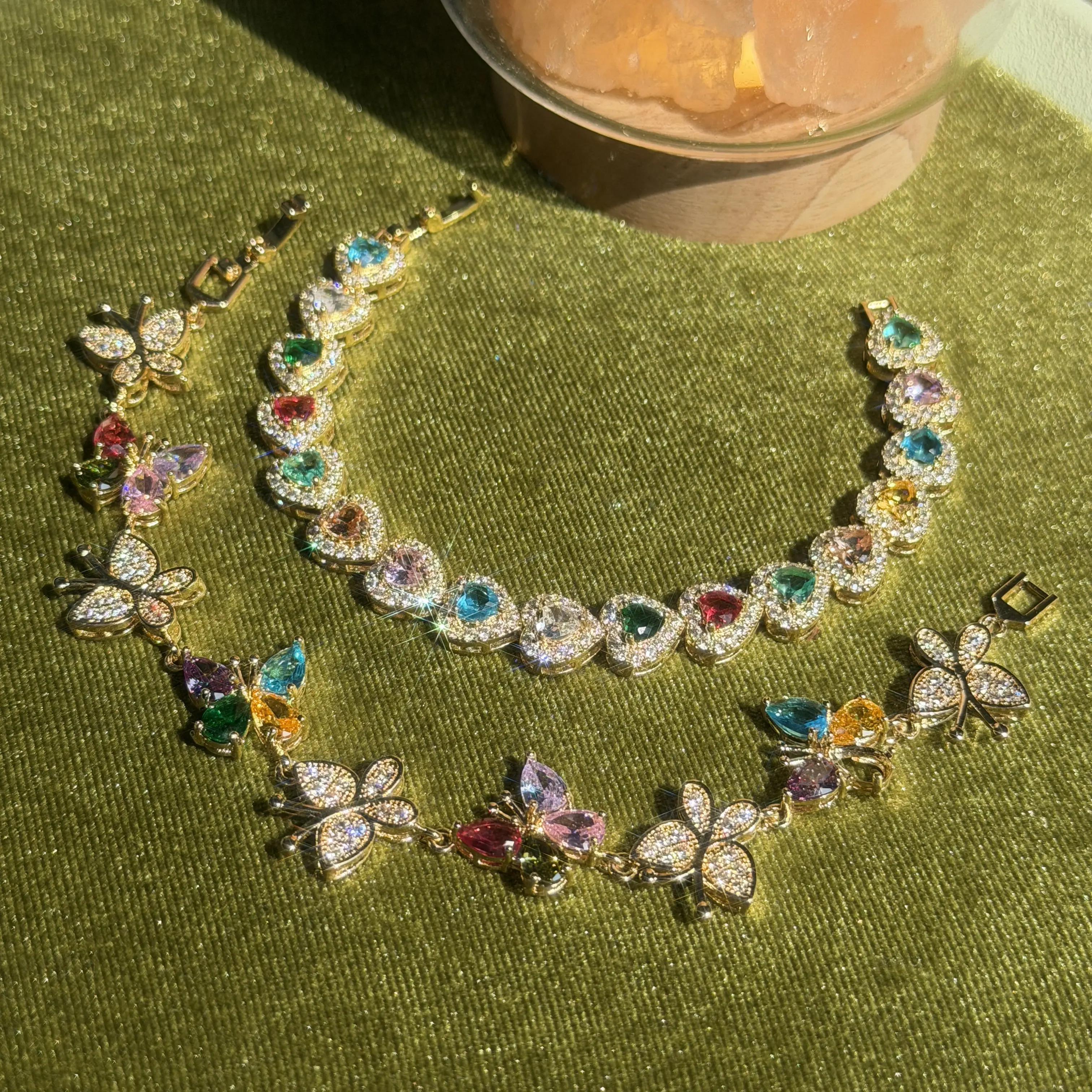 Loveden Heart Shaped & Butterfly Bracelet For Women Double Layer Hypoallergenic Charm Jewelry Combanation Mother’s Day mothersdaygift