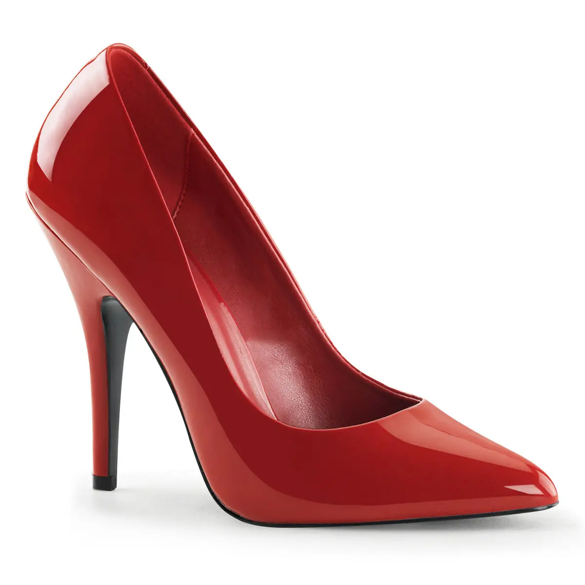 Pleaser Seduce-420 Women's Elegant Classic Red Pumps, Stylish Fashion High Heels with a 5" Stiletto Heel, High Heel, Heeled