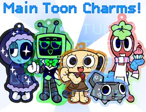 Dandys World Main Character Keychains