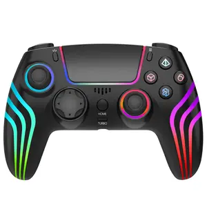 HUPEND Wireless Controller for PS5 with RGB Lighting, Compatible with PS5 Controller/Windows PC,/Android/iOS
