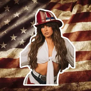 ALLE red, white and blue