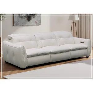 Klaussner Bravello Leather Motion Power Reclining Sofa