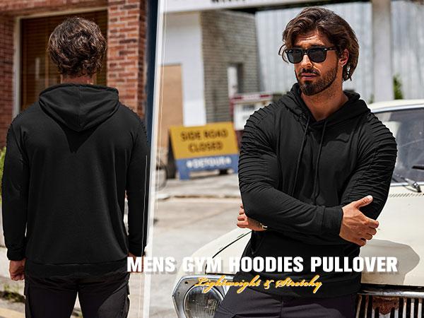 COOFANDY Fall Outfits Limited Time Clearance Men's Workout Hoodie Lightweight Gym Athletic Sweatshirt Fashion Pullover Hooded With Pocket Casual Menswear Sports Fathersdaygift Training COOFANDY Fall Outfits Limited Time Clearance Men's Workout Hoodie Lightweight Gym Athletic Sweatshirt Fashion Pullover Hooded With Pocket Casual Menswear Sports Fathersdaygift Training
