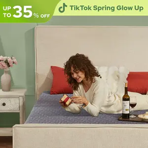 [Bedlore]Waterproof Mattress Protector with 6''-18'' Deep Pockets, Soft Breathable Sheet, No Noise, No Wrinkle, Must-Have Home Decor Bed Cover mattress toppers Cleaning mattress toppers