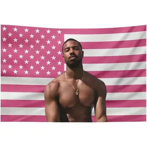 Tapestry Michael B Jordan Flag Poster Room Fun Flags Indoor And Outdoor Decor Wall Aesthetic Art Home Decor Blanket Merch Gift