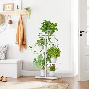 4 Tier 5 Potted Plant Stand Metal Multiple Flower Pot Holder Shelf Indoor Outdoor Planter Display Shelving Unit for Patio Garden Corner Balcony Living Room Deals For You Days