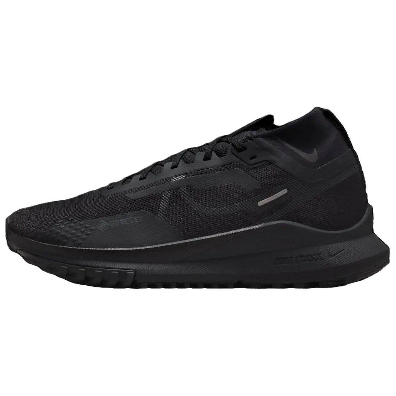 Nike React Pegasus Trail 4 GORE-TEX 'Black Anthracite' Trail Running Sneaker, Sports Footwear for Outdoor Activities, Trail Running Shoes, Lightweight