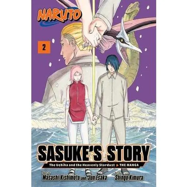 Naruto: Sasuke's Story - The Uchiha and the Heavenly Stardust Manga Vol. 2 Trade Paperback Book, Jun Esaka, English, Sakura, Thrilling Conclusion, 224 Pages, 0.45 lbs, 7.2" h x 4.8" l x 0.8" w