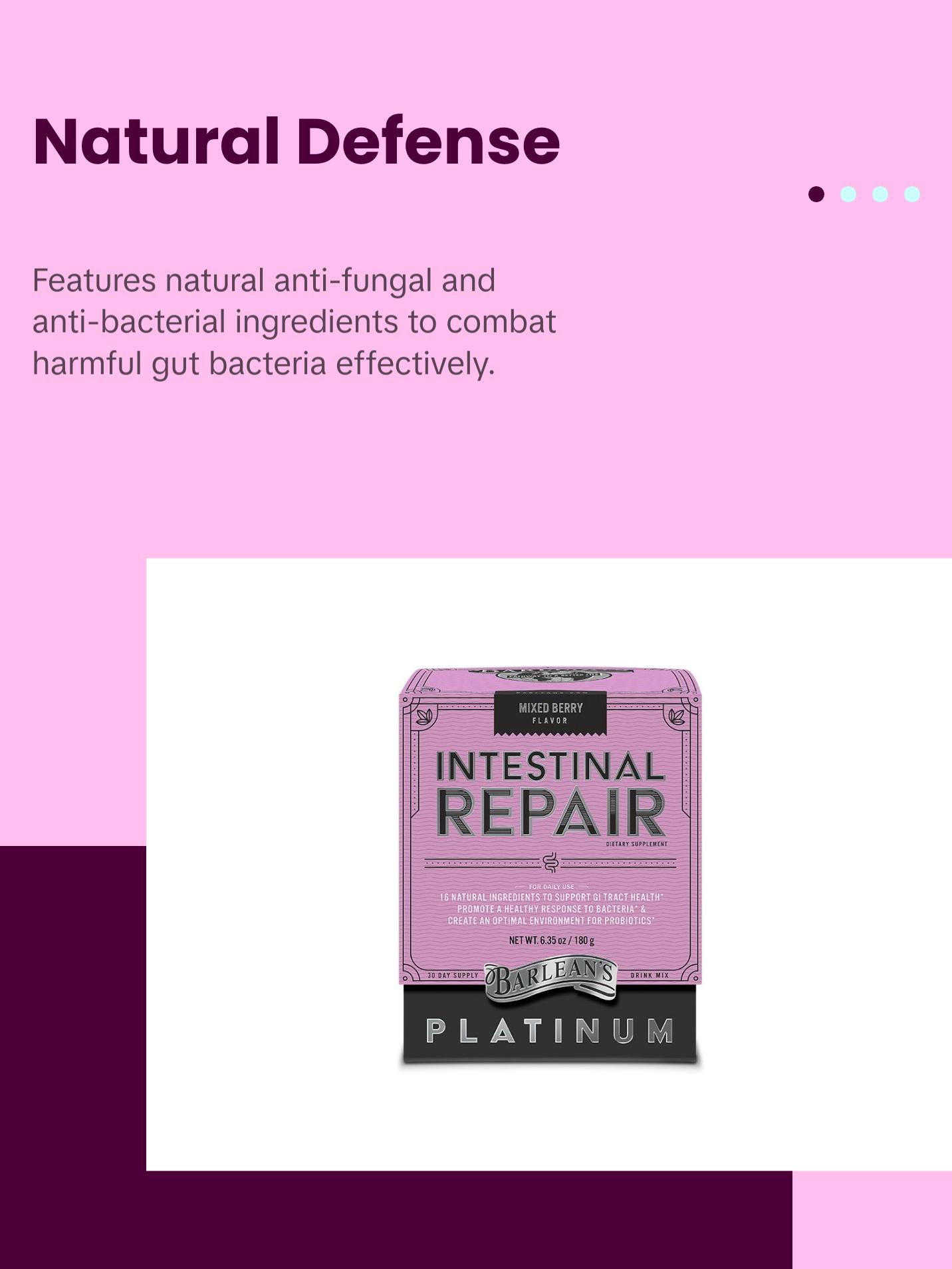 Barlean’s Intestinal Repair Gut Health Powder with 16 Digestive Supplements Healthcare Dietary