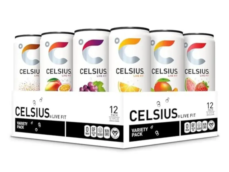 CELSIUS Sparkling Orange, Functional Essential Energy Drink 12 Fl Oz (Pack of 12) Sports Beverage Sport Beverage Flavor