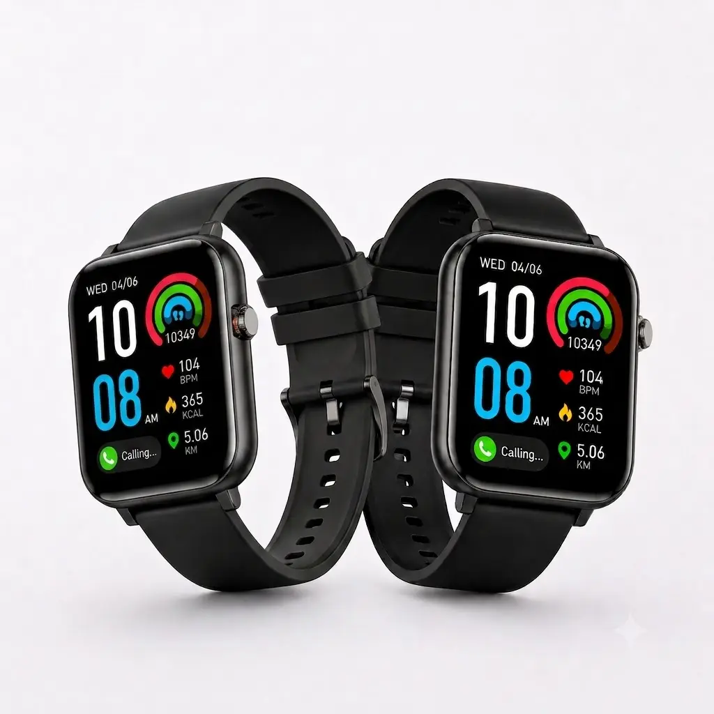 Smart Watch with HD Touch Screen, Stylish Design, Comfortable Wear, Sport Style and Daily Use for Men and Women