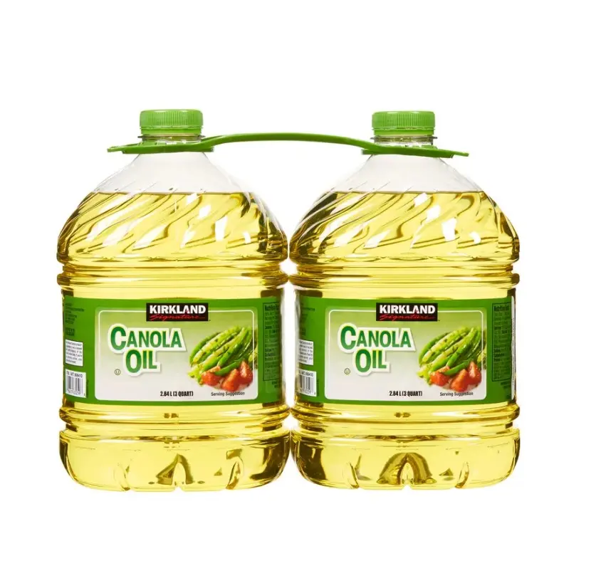 Kirkland Signature Canola Oil 3 Qt 2 Count High-Quality Cooking Oil for Everyday Use Convenient Packaging Ideal for Home Cooking
