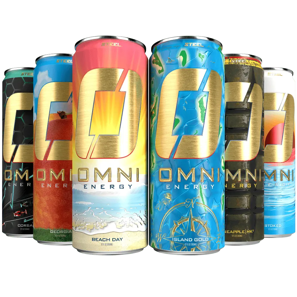 Omni Energy Drink Bundle - 1 Can of Each Original Flavor