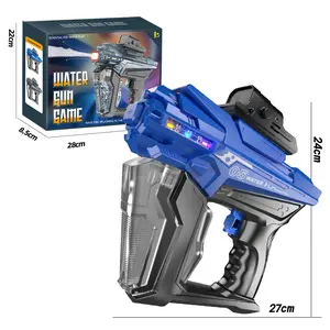 High-Speed Electric Water Blaster Toy – LED Light-Up Pulse Effect, Motorized Continuous Spray, Rechargeable Summer Outdoor Water Toy for Teens & Adults (Ages 14+)