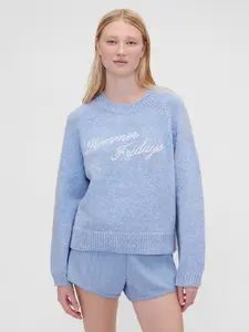 Gap Women's × Summer Fridays Oversized Logo Sweater