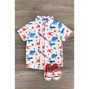 American Dinosaur Button Down Shirt