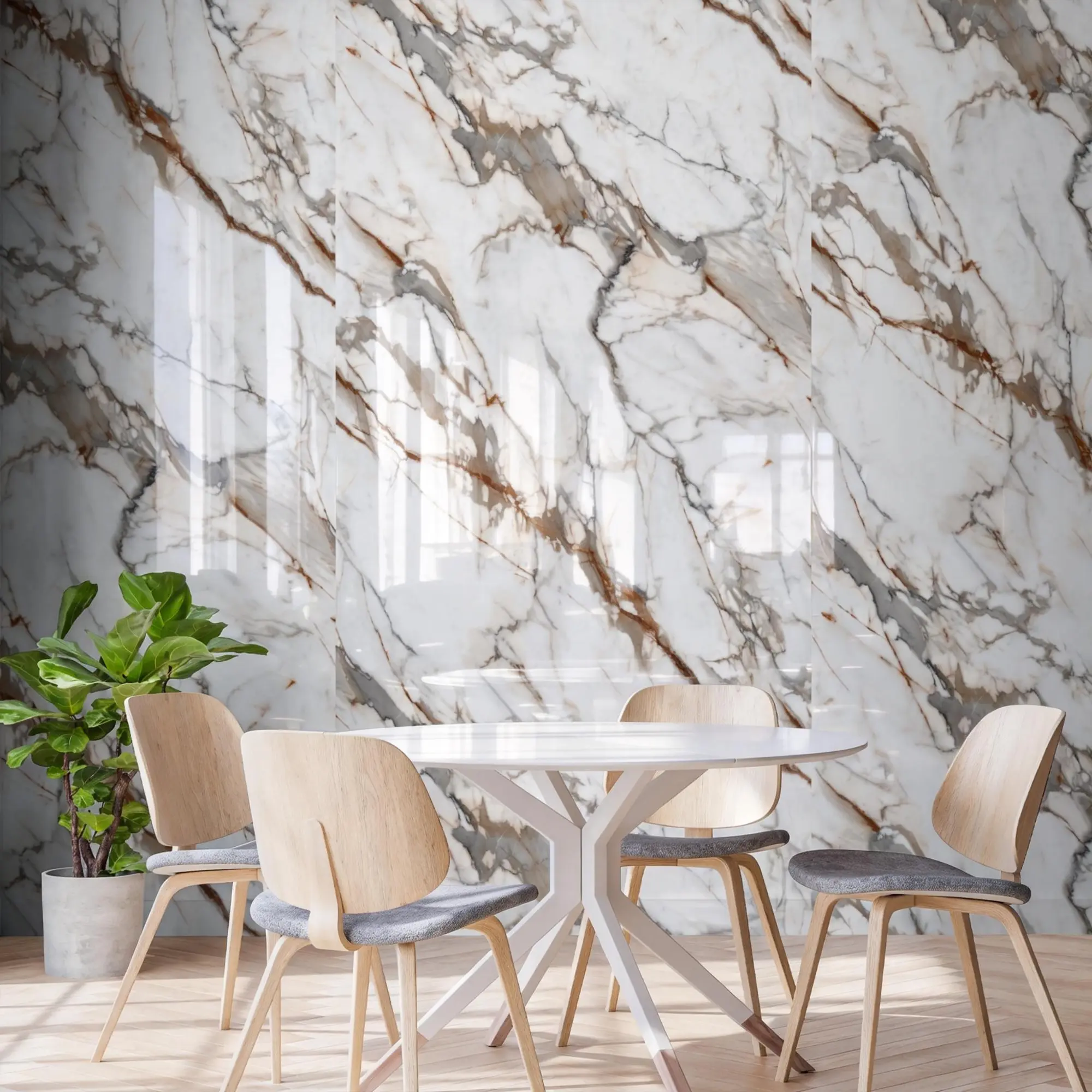 INNO STICKERS Peel and Stick Wall Paneling Roll, 118" x 47" Wall Panels Self-Adhesive Waterproof Wallpaper for Interior Wall Decor in Kitchen Bathroom Shower, Glossy & Matte Available,Covers 38.75 Sq. Ft.