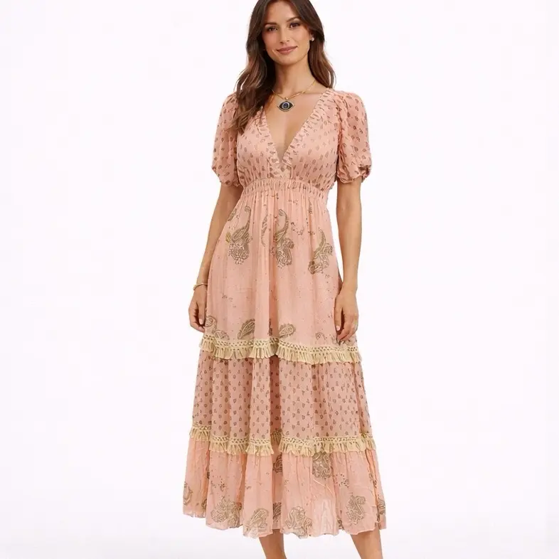 Emily Boho Maxi Dress