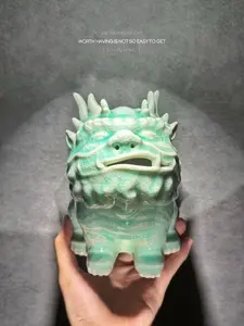 Ice Crackle Glaze | Incense Burner (Roaring Beast)