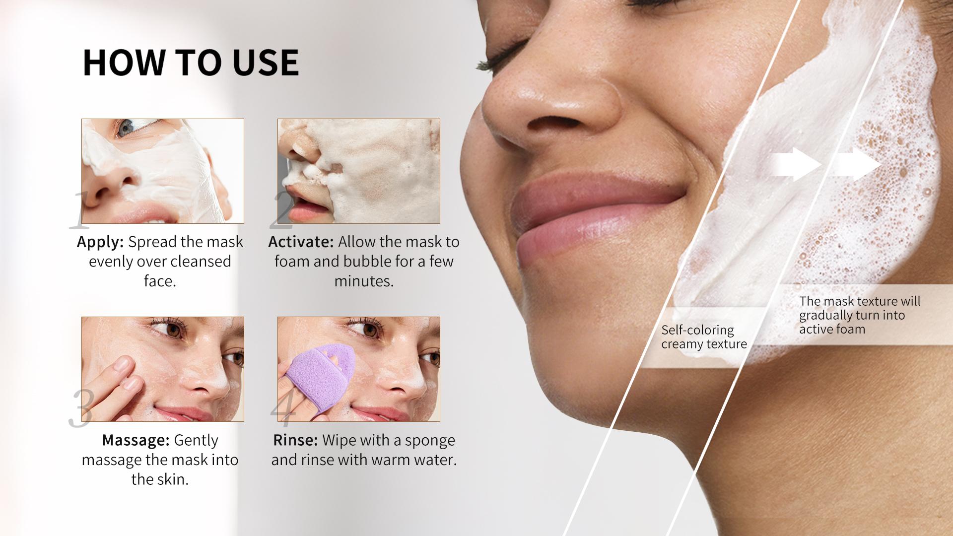 OPZI Oxygen Infusion Anti-Aging Mask | Firming, Hydrating & Radiance | 8 Treatments Soft Hypoallergenic Skin Repair Radiant Moisture Foam Retinol