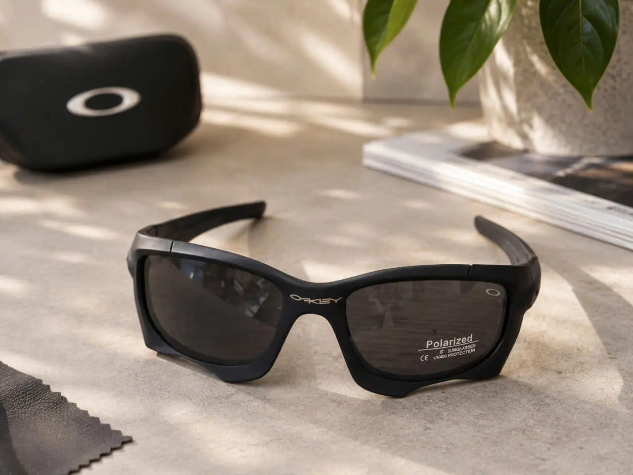 Oakley Outdoor Sunglasses for Men Women, Polarized Square Frame Performance Eyewear for Driving Sports & Travel