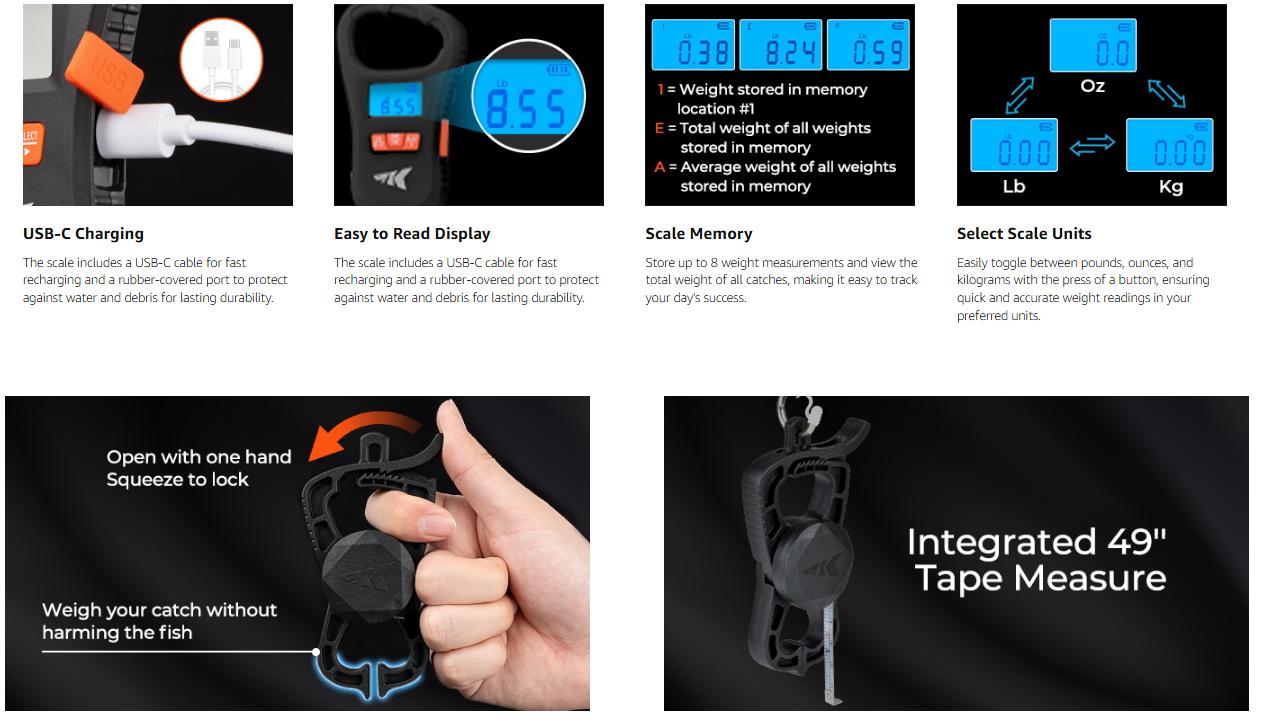 KastKing SteelStream/ ToughTide Fishing Tool Kit - Fishing Pliers with Lanyard, Fillet Knife, Floating Fish Lip Gripper, Fishing Braid Scissors, Tool Retractor, Fishing Hook Remover, Bungee Cords ToughTide Tools Kits Carabiner Outdoorfun KastKing SteelStream/ ToughTide Fishing Tool Kit - Fishing Pliers with Lanyard, Fillet Knife, Floating Fish Lip Gripper, Fishing Braid Scissors, Tool Retractor, Fishing Hook Remover, Bungee Cords ToughTide Tools Kits Carabiner Outdoorfun