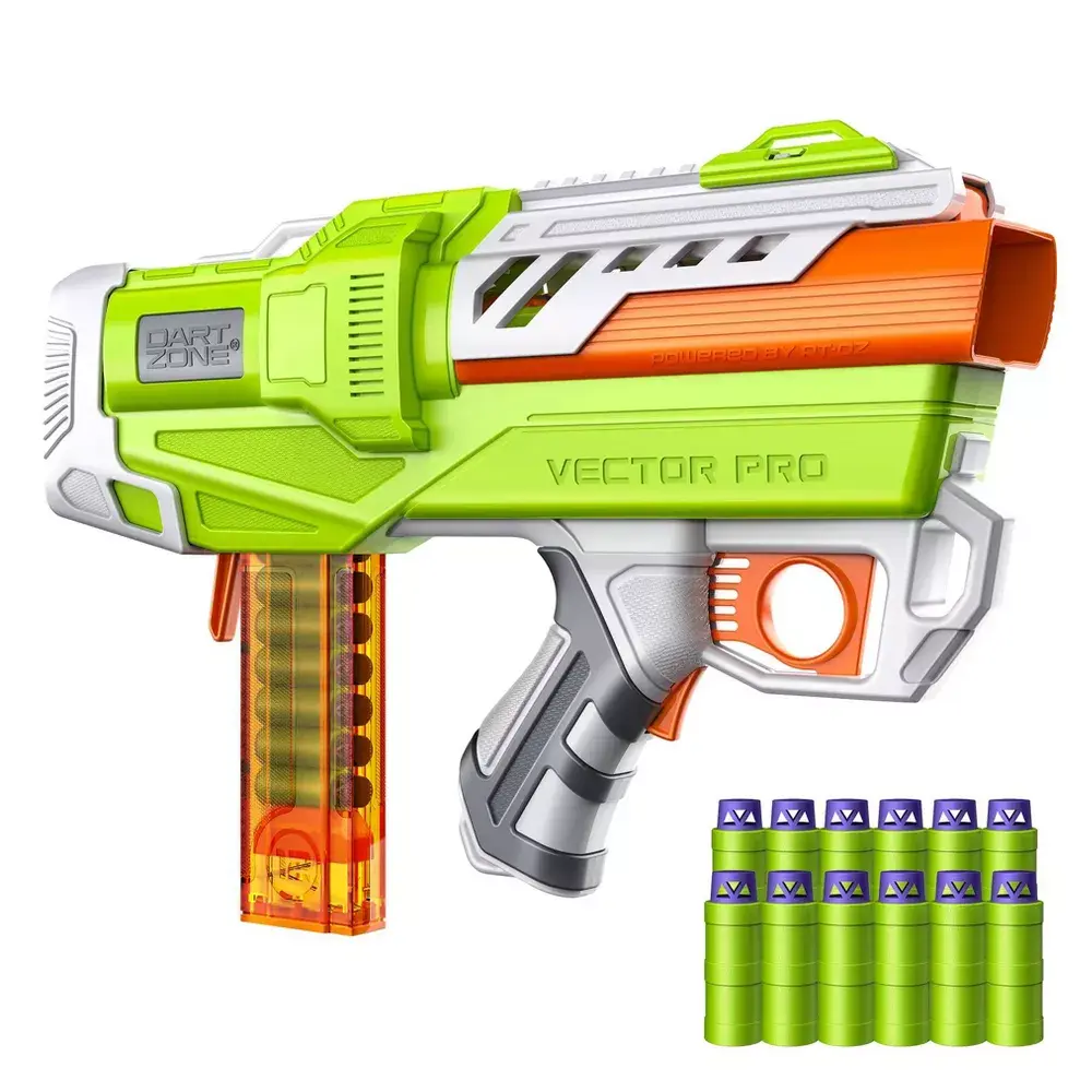 Dart Zone Covert Ops Max Vector Pro Plastic Unisex Toy Blaster - 10+ Shot Capacity, Ideal for Sports & Outdoor Play