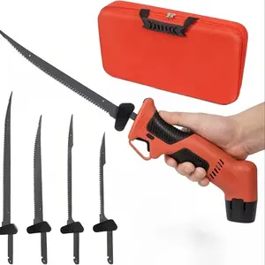 SAKER Portable Fillet Knife, Equipped with 8-Inch and 10-Inch Ultra-Sharp Blades, Features A Non-Slip Handle And Safety Lock, And Comes With A Storage Case